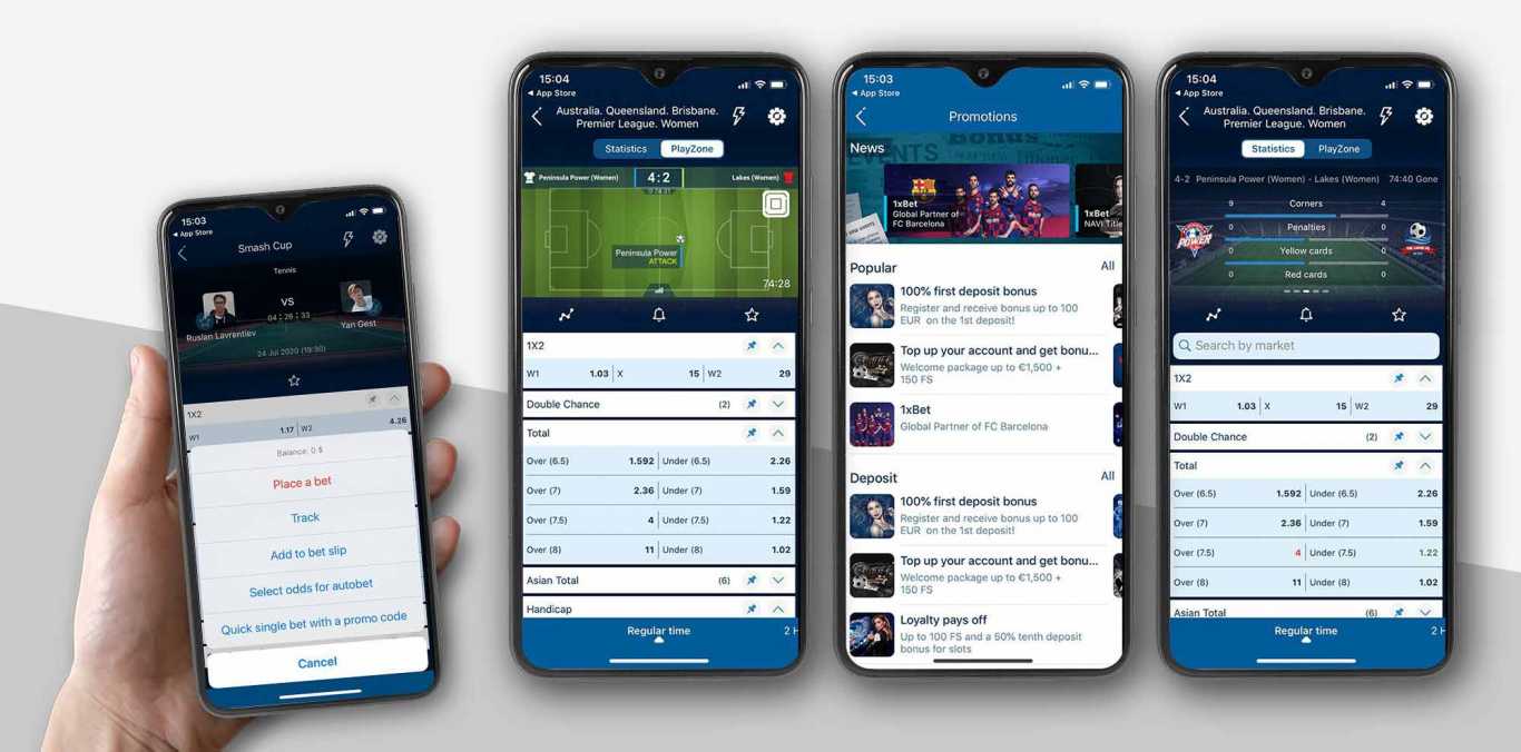 1xBet app for iOS